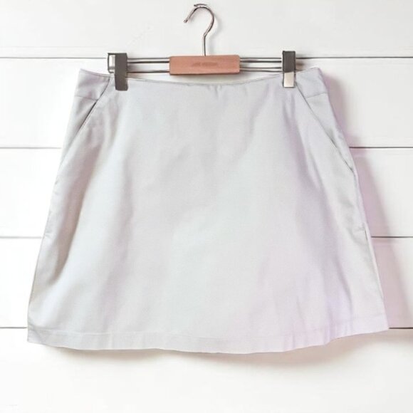 Adidas STRETCH Beige Golf Tennis Pickleball Skort Size 10 - Picture 1 of 9